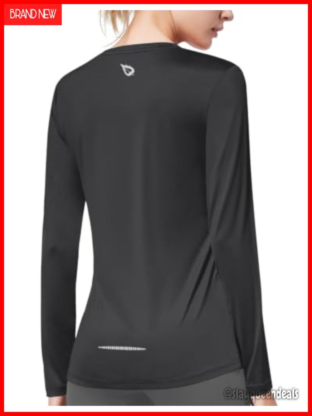 Long Sleeve Workout Top Quick Dry Athletic Running Shirt Stretch
